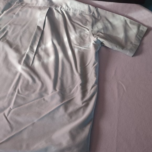 Mens L.L. Bean Short Sleeve Wrinkle Resistant Fitted Size 171/2 REG - Picture 11 of 13